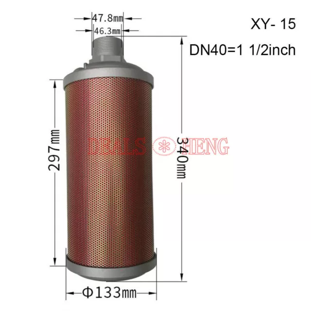 Marmitta pneumatica per compressore d'aria asciugatrice pompa diaframma pompa vuoto XY-15 nuova