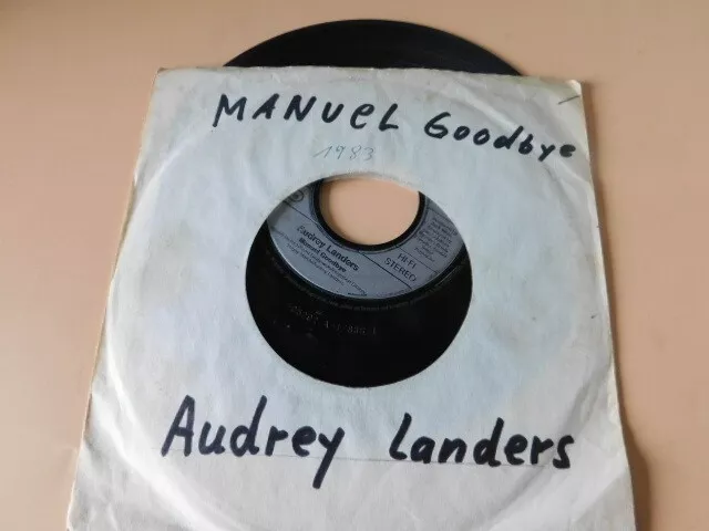 Audrey Landers - Manuel Goodbye - 7" Vinyl Single