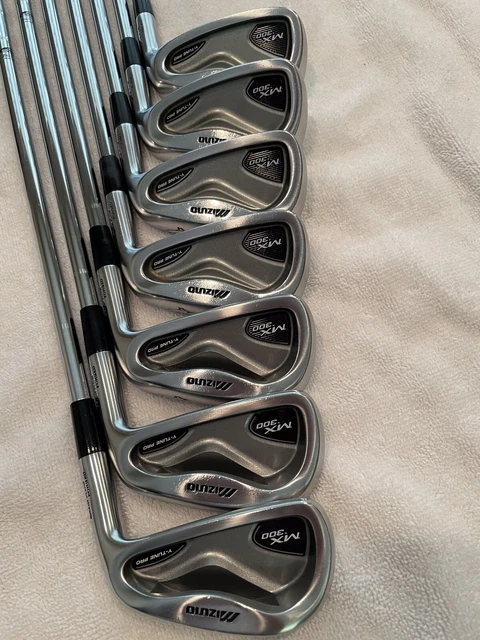 Mizuno MX-300 irons, Set 5-GW RH Stiff Flex W/MP R12 54 & 58 degree Wedges
