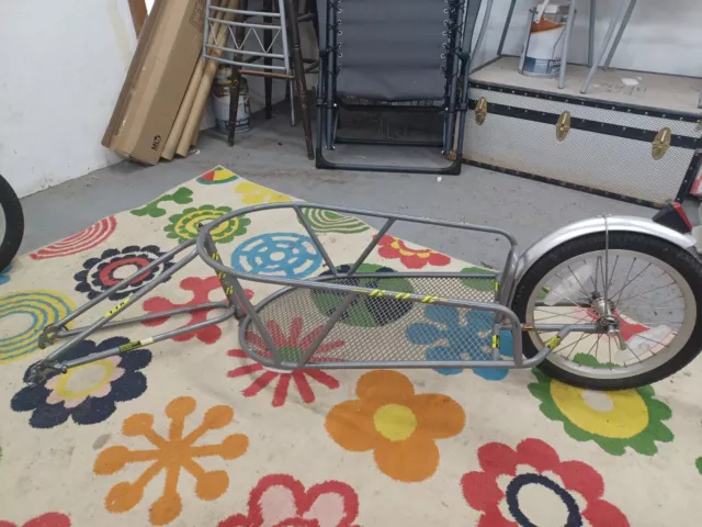 BOB YAK CARGO Bike Trailer Silver Good Condition 250.00 PicClick UK