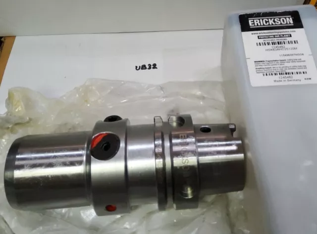 Erickson Hsk63Ahc25120M  Hydraulic Tool Holder, .984" Bore