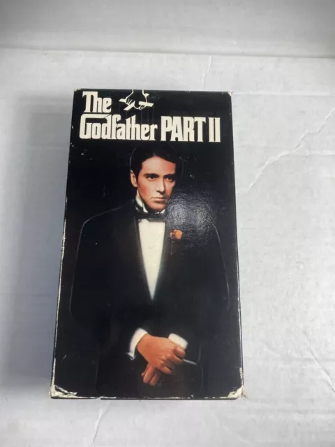 The Godfather Part II (VHS, 1997, 2-Tape Set,) Al Pacino, Robert De Niro