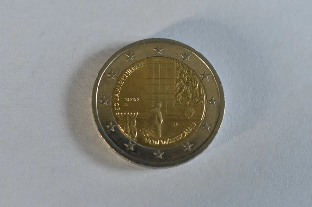 2 EURO 2020 - 50 Jahre Kniefall von Warschau Prägestätte A