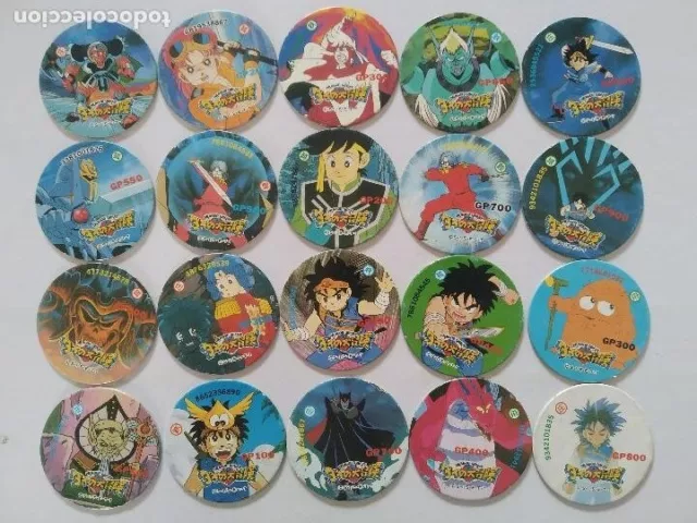 Lote 20 Tazos Caps Dragon Quest Las Aventuras De Fly, Sin Repetidos - Japon (N2)