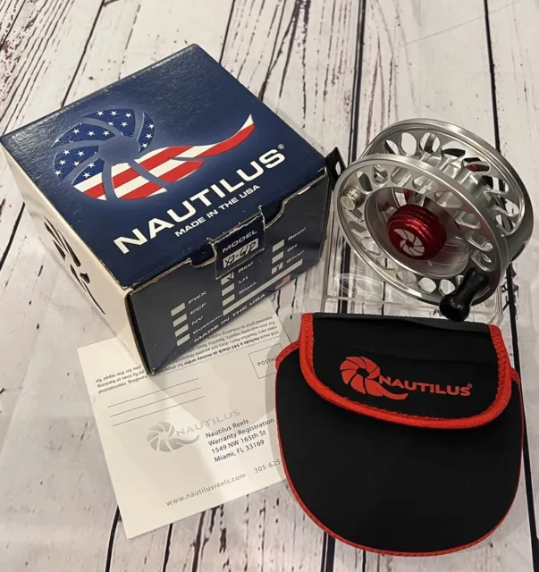 NAUTILUS CCF X2 Fly Fishing Reel 6/8 Silver NEW BOXED PAPERS RARE