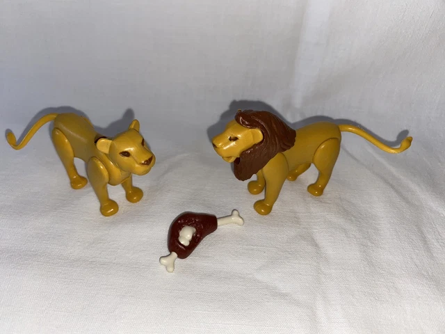 Figurine Playmobil Tigre Blanc - Animal De Savane, Zoo Ou Cirque - Occasion - Pour Compléter Ton Monde Playmobil