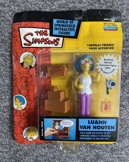 The Simpsons Luann Van Houten Figurine Series 12 By Playmates 2003 New