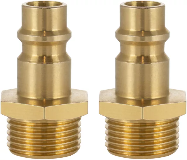 Poppstar - 2x Embout pour air comprimé  NW 7,2 avec filetage mâle 3/8"