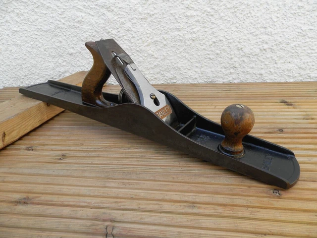 Vintage Stanley Bailey No.7 Wood Plane 22" Sole Jointer Planer - Made in England
