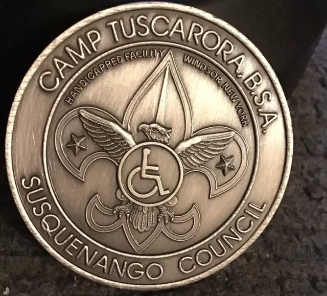 Camp Tuscarora, B.S.A. Susquenango Council Medal/Medallion w/Governor Pic