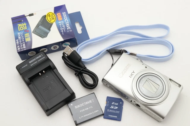 CANON IXY 630 Silver 16.0MP Compact Digital Camera From