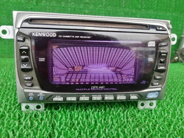 KENWOOD DPX-440 CD Cassette DSP Receiver Head Unit Car Audio 