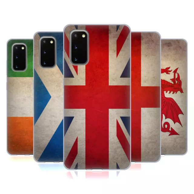 Head Case Designs Grunge Country Flags 1 Soft Gel Case For Samsung Phones 1