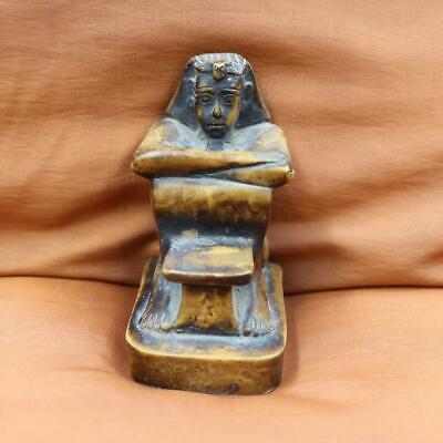 Amazing Antique Egyptian Statue of Ancient Royal Scribe Sculpture..LARGE