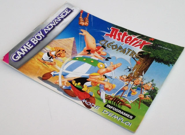 gba notice ASTERIX ET CLEOPATRE fra nintendo game boy advance mode d'emploi