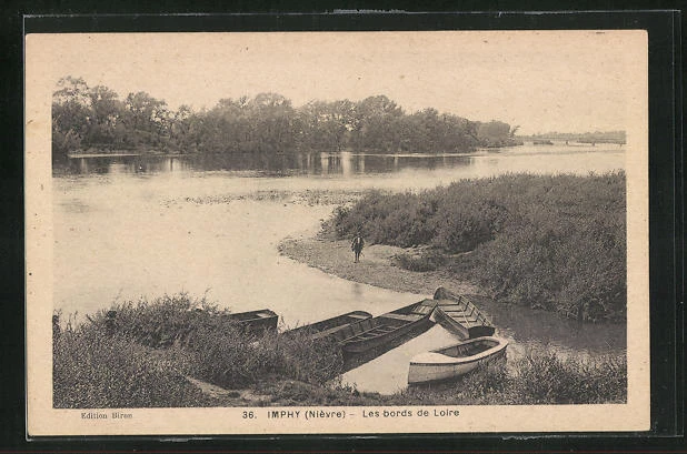 CPA Imphy, les bords de Loire