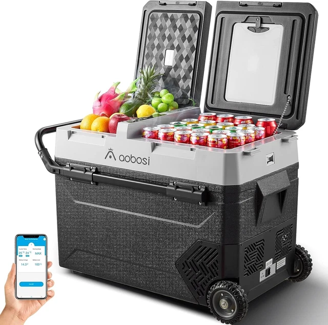 Frigo Portatile, per auto 57L, per la conservazione di bevande e cibo, da -20 ℃