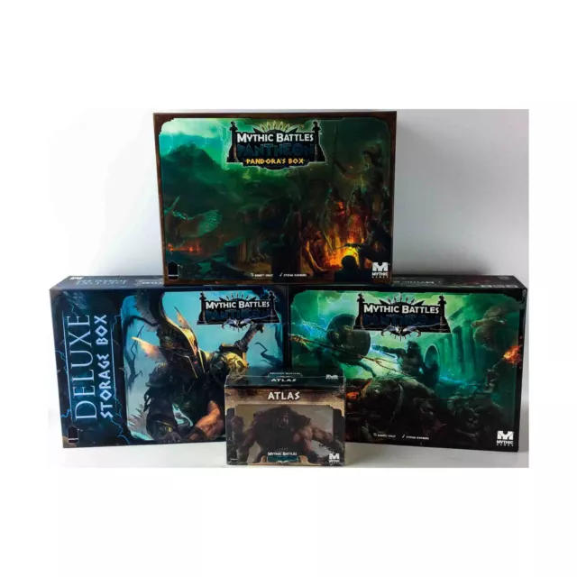 Mythic Battles - Pantheon (Kickstarter Ed) w/Deluxe Storage Box! EX