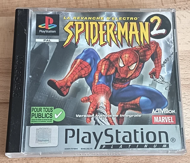 SPIDER-MAN 2 la revanche d'électro Playstation 1 PS1 - Complet - PAL platinum
