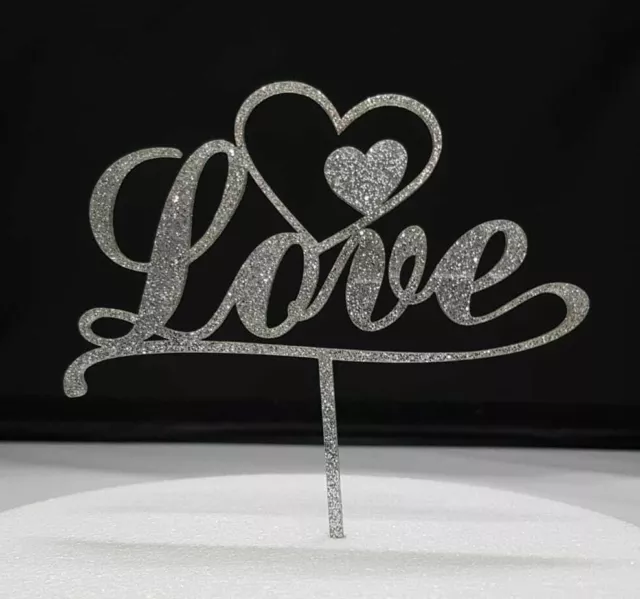 Love Topper Cake Personalizzato in PLexiglass