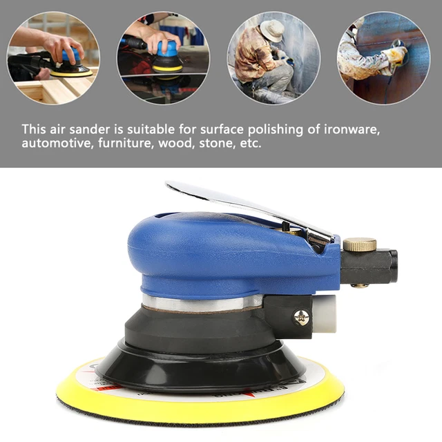 (5 pulgadas) 6 pulgadas/5 pulgadas 10000 rpm lijadora redonda lijadora de aire madera para hierro