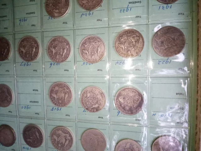 Australian Shillings X 38