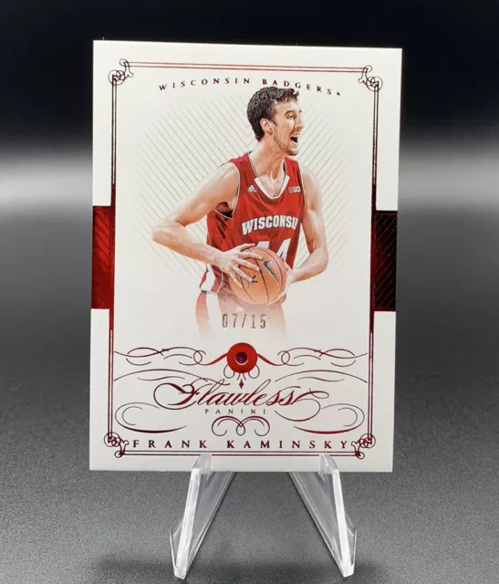 2015 Panini Flawless Frank Kaminsky Ruby /14 Wisconsin Non Auto Frank The Tank