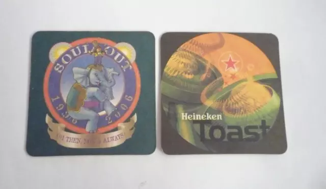 HEINEKEN BEER Coaster Mat MALAYSIA SOULED OUT Issue 2006 Circus ELEPHANT 01