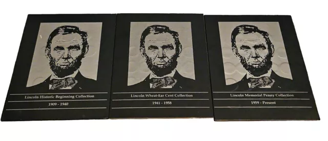 Lincoln Penny Collection American Historic Society 1909 - 2002 Includes VDB