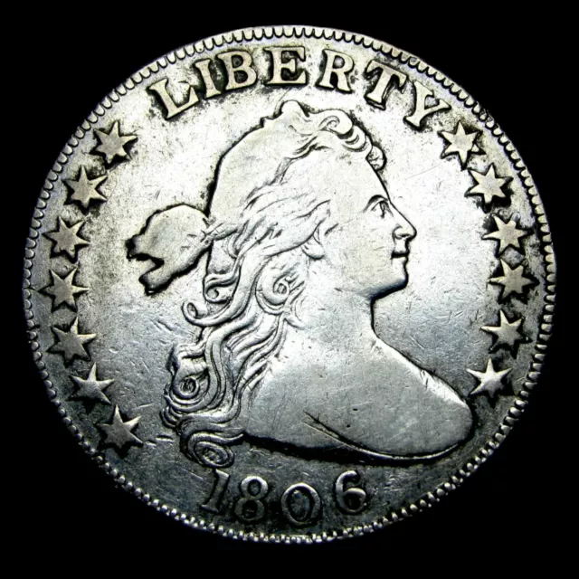 1806 Draped Bust Half Dollar Silver ---- Nice Coin ---- #669P