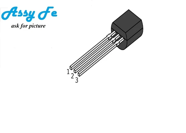 2x BC107B Transistoren - NPN Bipolar 45V 0,2A - TO18 Gehäuse Für Elektronikprojekte