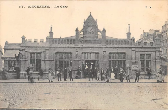 Cpa 94 Vincennes / La Gare