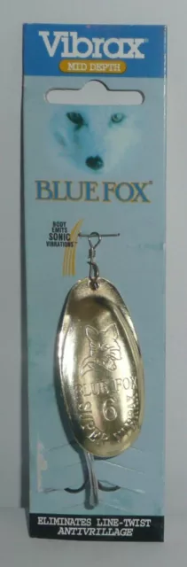 Cuiller Blue Fox Vibrax N°6 or