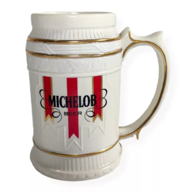 Franklin Mint Tankard  • World's Greatest Breweries • Michelob • 6.5" Tall