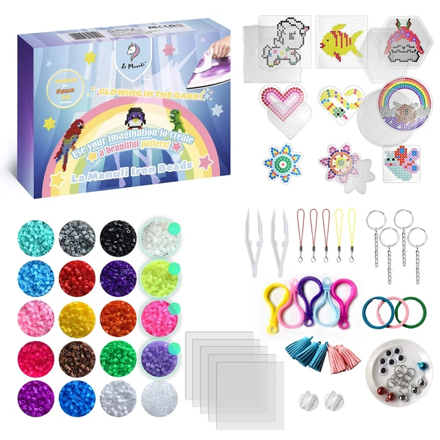 Lot De 1500 Grosses Perles à Repasser 10 Mm XL Multicolores – Kit Créatif Idéal Enfants Dès 3 Ans – Recharge Géante Pour Des Heures De Fun !