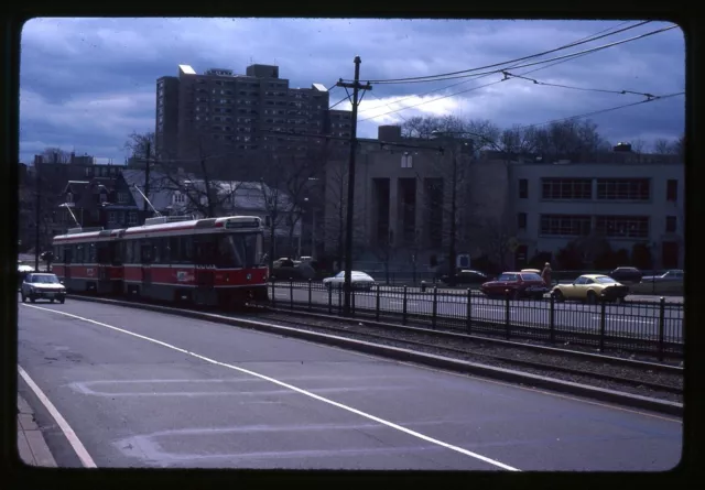 Trolley Slide - Boston MBTA #4027 UTDC CLRV Streetcar 1980 Commonwealth Ave
