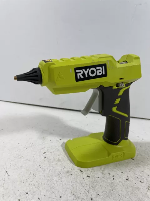 Pistola de pegamento caliente inalámbrica tamaño completo RYOBI p305 18V UNA+ 04chzjcc