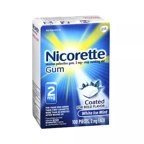 Chicorette Stop Smoking Aid Gicle 2 mg 100 cada una de Nicorette