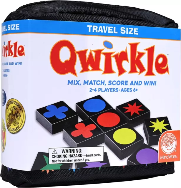 Mindware   Qwirkle: Travel (NEW)   Board Game   Ages 6+   2-4 Players   45 Minut