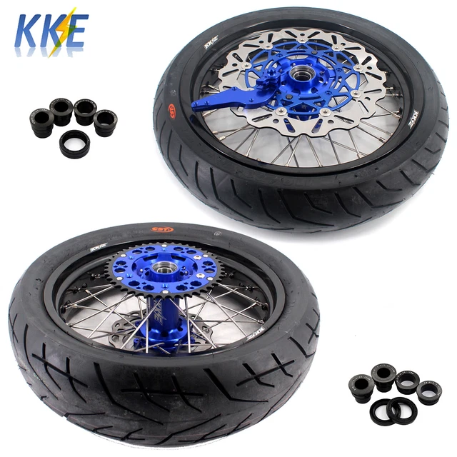 KKE 17& SUPERMOTO Wheels Tire Fit KTM EXC EXCF SX XC XCF XCW 125530CC