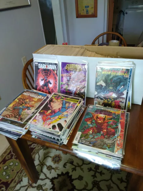  SET OF 25 COMICS mostly marvel some DC all bag an board  all  nm or better