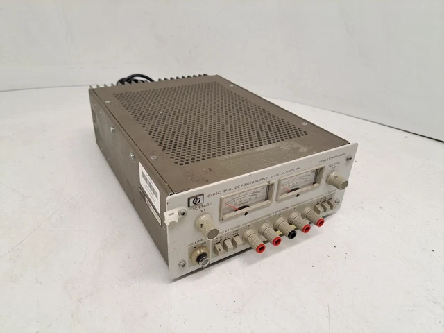 HP  6205C Variable Dual DC Power Supply 0 to 40V @ .3A, 0 to 20V @ .6A