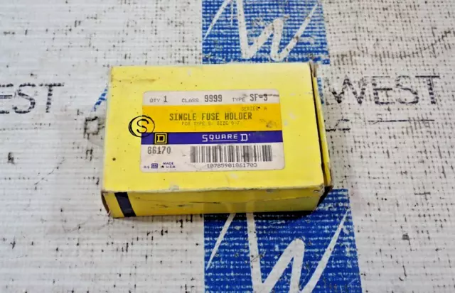 Square D 9999 SF-3 Single Fuse Holder Type S Size 0-7 New