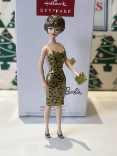 Christmas Hallmark Keepsake Bubble Cut Barbie Ornament New In Box