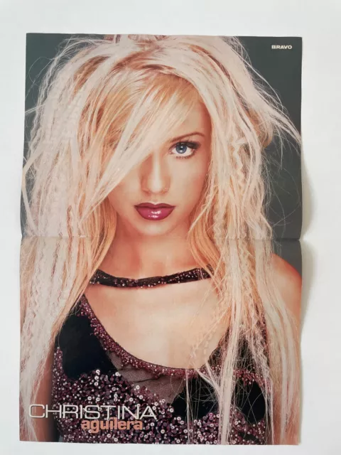 Vintage Poster Sexy Christina Aguilera Genie in a bottle Candyman 42 x 28 cm