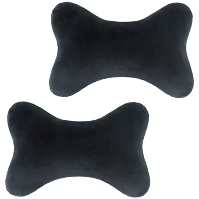 Car Neck Headrests Pillow Memory Foam Breathable Head Neck Support For Sleep 2Pc