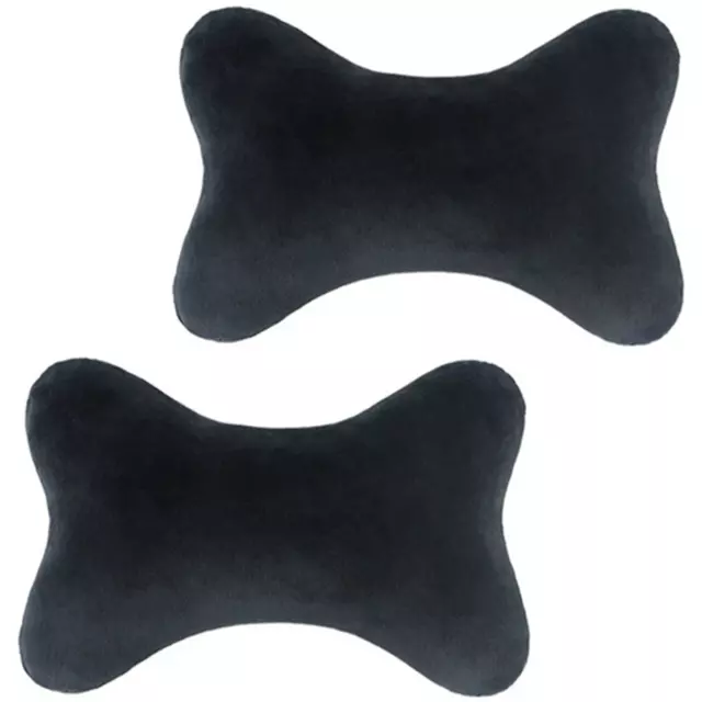 Car Neck Headrests Pillow Memory Foam Breathable Head Neck Support For Sleep 2Pc