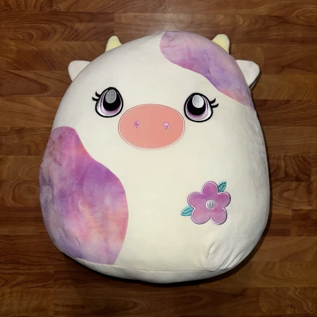 Squishmallows 10" Patty The Cow Plush - Official Kellytoy Easter Stuffed Animal, Ultra Soft & Squishy - View #2
