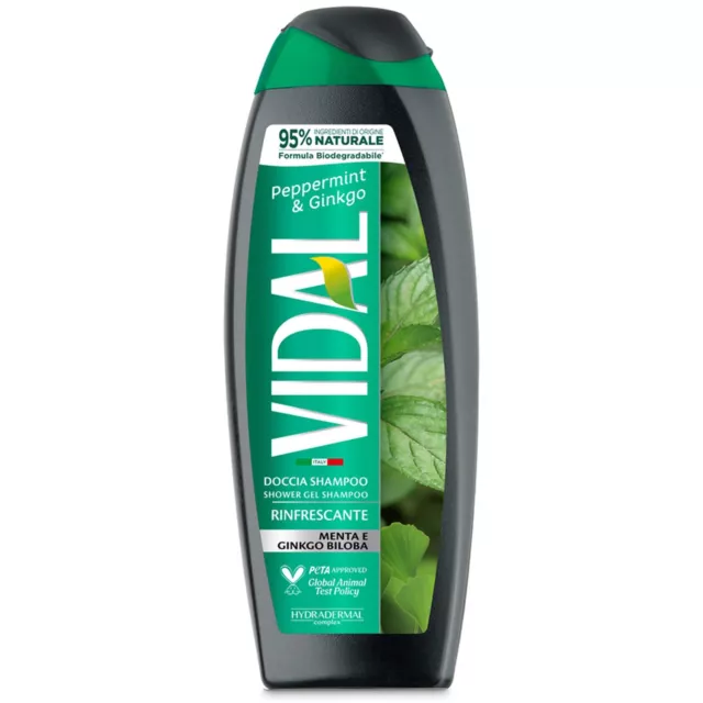 Vidal Doccia Schiuma Rinfrescante Menta E Gingko Bilboa 250Ml
