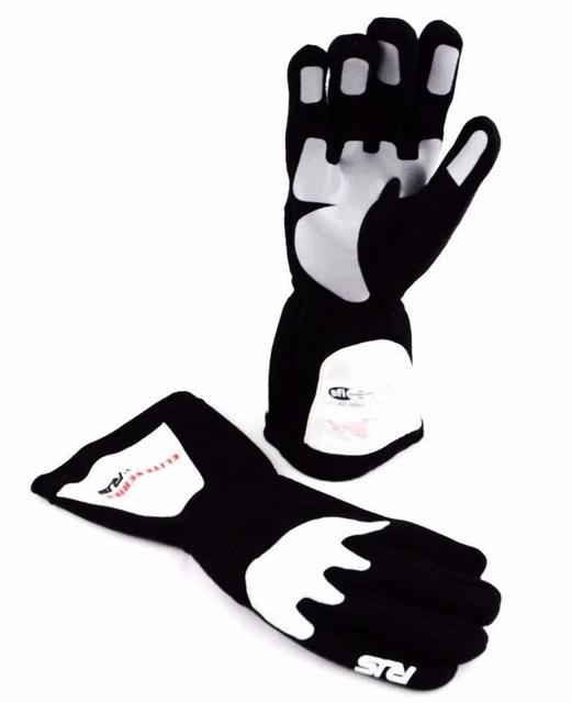 Rjs Racing Sfi 3.3/1 Elite Driving Racing Gloves Black Size Small 600030118